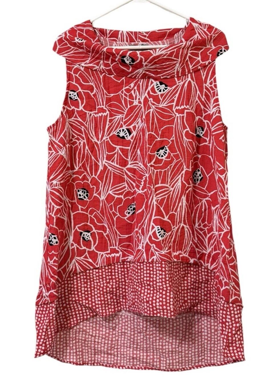 Habitat Clothes to Live In Women Size Large Sleeveless Tunic Top Lightweight